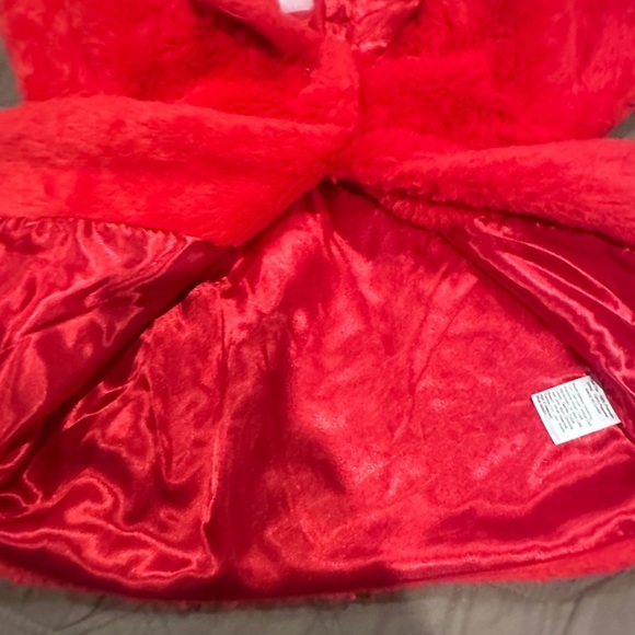 Baby Essentials Red Jacket & Christmas Dress Set with Bow Baby Girl 12 months - Picture 11 of 13